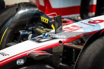 2023-06-30 - Haas F1 Team VF-23 Ferrari, Mechanical detail of the pitot antenna during the 2023 Formula 1 Rolex Grosser Preis von Osterreich, 2023 Austrian Grand Prix, 9th round of the 2023 Formula One World Championship from June 30 to July 2, 2023 on the Red Bull Ring, in Spielberg, Austria - F1 - AUSTRIAN GRAND PRIX 2023 - FORMULA 1 - MOTORS