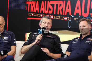 2023-06-30 - STEINER Guenther (ita), Team Principal of Haas F1 team, portrait HORNER Christian (gbr), Team Principal of Red Bull Racing, portrait during the 2023 Formula 1 Rolex Grosser Preis von Osterreich, 2023 Austrian Grand Prix, 9th round of the 2023 Formula One World Championship from June 30 to July 2, 2023 on the Red Bull Ring, in Spielberg, Austria - F1 - AUSTRIAN GRAND PRIX 2023 - FORMULA 1 - MOTORS