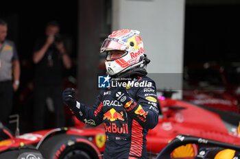 2023-06-30 - VERSTAPPEN Max (ned), Red Bull Racing RB19, portrait celebrates his pole position during the 2023 Formula 1 Rolex Grosser Preis von Osterreich, 2023 Austrian Grand Prix, 9th round of the 2023 Formula One World Championship from June 30 to July 2, 2023 on the Red Bull Ring, in Spielberg, Austria - F1 - AUSTRIAN GRAND PRIX 2023 - FORMULA 1 - MOTORS