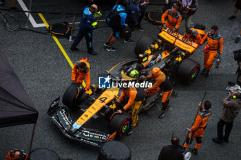 2023-07-01 - 04 NORRIS Lando (gbr), McLaren F1 Team MCL60, starting grid during the 2023 Formula 1 Rolex Grosser Preis von Osterreich, 2023 Austrian Grand Prix, 9th round of the 2023 Formula One World Championship from June 30 to July 2, 2023 on the Red Bull Ring, in Spielberg, Austria - F1 - AUSTRIAN GRAND PRIX 2023 - FORMULA 1 - MOTORS