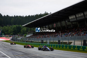 2023-07-01 - 23 ALBON Alexander (tha), Williams Racing FW45, 16 LECLERC Charles (mco), Scuderia Ferrari SF-23, action during the 2023 Formula 1 Rolex Grosser Preis von Osterreich, 2023 Austrian Grand Prix, 9th round of the 2023 Formula One World Championship from June 30 to July 2, 2023 on the Red Bull Ring, in Spielberg, Austria - F1 - AUSTRIAN GRAND PRIX 2023 - FORMULA 1 - MOTORS