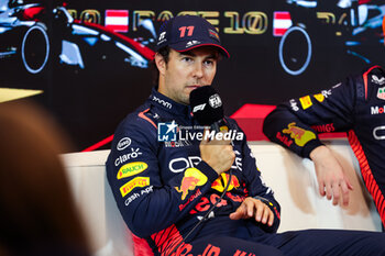 2023-07-01 - PEREZ Sergio (mex), Red Bull Racing RB19, portrait during the 2023 Formula 1 Rolex Grosser Preis von Osterreich, 2023 Austrian Grand Prix, 9th round of the 2023 Formula One World Championship from June 30 to July 2, 2023 on the Red Bull Ring, in Spielberg, Austria - F1 - AUSTRIAN GRAND PRIX 2023 - FORMULA 1 - MOTORS
