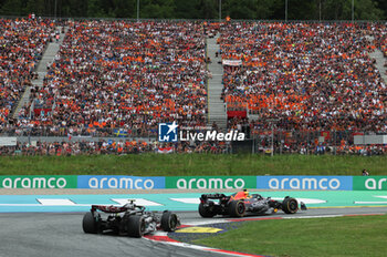2023-07-02 - 01 VERSTAPPEN Max (nld), Red Bull Racing RB19, action 44 HAMILTON Lewis (gbr), Mercedes AMG F1 Team W14, action during the 2023 Formula 1 Rolex Grosser Preis von Osterreich, 2023 Austrian Grand Prix, 9th round of the 2023 Formula One World Championship from June 30 to July 2, 2023 on the Red Bull Ring, in Spielberg, Austria - F1 - AUSTRIAN GRAND PRIX 2023 - RACE - FORMULA 1 - MOTORS