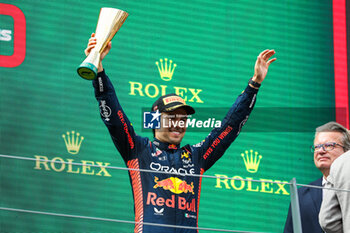 2023-07-02 - PEREZ Sergio (mex), Red Bull Racing RB19, portrait during the 2023 Formula 1 Rolex Grosser Preis von Osterreich, 2023 Austrian Grand Prix, 9th round of the 2023 Formula One World Championship from June 30 to July 2, 2023 on the Red Bull Ring, in Spielberg, Austria - F1 - AUSTRIAN GRAND PRIX 2023 - RACE - FORMULA 1 - MOTORS