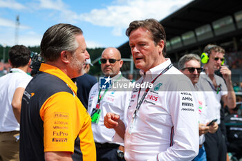 2023-07-02 - SCHAFER Markus, Non-Executive Chairman CTO of Mercedes AMG F1 Team, BROWN Zak (usa), CEO of of McLaren Racing, portrait, during the 2023 Formula 1 Rolex Grosser Preis von Osterreich, 2023 Austrian Grand Prix, 9th round of the 2023 Formula One World Championship from June 30 to July 2, 2023 on the Red Bull Ring, in Spielberg, Austria - F1 - AUSTRIAN GRAND PRIX 2023 - RACE - FORMULA 1 - MOTORS