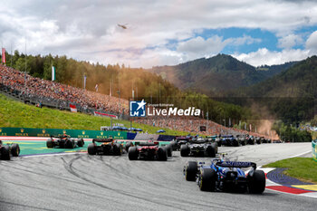 2023-07-02 - Start of the race during the 2023 Formula 1 Rolex Grosser Preis von Osterreich, 2023 Austrian Grand Prix, 9th round of the 2023 Formula One World Championship from June 30 to July 2, 2023 on the Red Bull Ring, in Spielberg, Austria - F1 - AUSTRIAN GRAND PRIX 2023 - RACE - FORMULA 1 - MOTORS