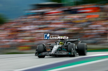 2023-07-02 - 44 HAMILTON Lewis (gbr), Mercedes AMG F1 Team W14, action during the 2023 Formula 1 Rolex Grosser Preis von Osterreich, 2023 Austrian Grand Prix, 9th round of the 2023 Formula One World Championship from June 30 to July 2, 2023 on the Red Bull Ring, in Spielberg, Austria - F1 - AUSTRIAN GRAND PRIX 2023 - RACE - FORMULA 1 - MOTORS