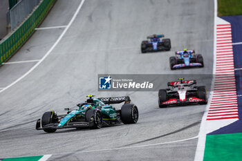 2023-07-02 - 14 ALONSO Fernando (spa), Aston Martin F1 Team AMR23, action during the 2023 Formula 1 Rolex Grosser Preis von Osterreich, 2023 Austrian Grand Prix, 9th round of the 2023 Formula One World Championship from June 30 to July 2, 2023 on the Red Bull Ring, in Spielberg, Austria - F1 - AUSTRIAN GRAND PRIX 2023 - RACE - FORMULA 1 - MOTORS