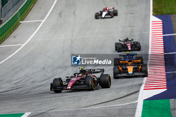 2023-07-02 - 24 ZHOU Guanyu (chi), Alfa Romeo F1 Team Stake C43, action during the 2023 Formula 1 Rolex Grosser Preis von Osterreich, 2023 Austrian Grand Prix, 9th round of the 2023 Formula One World Championship from June 30 to July 2, 2023 on the Red Bull Ring, in Spielberg, Austria - F1 - AUSTRIAN GRAND PRIX 2023 - RACE - FORMULA 1 - MOTORS