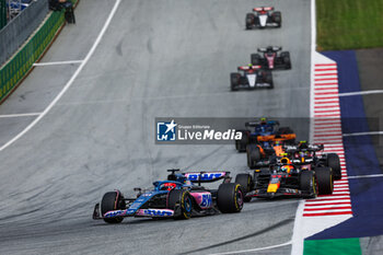 2023-07-02 - 31 OCON Esteban (fra), Alpine F1 Team A523, 11 PEREZ Sergio (mex), Red Bull Racing RB19, action during the 2023 Formula 1 Rolex Grosser Preis von Osterreich, 2023 Austrian Grand Prix, 9th round of the 2023 Formula One World Championship from June 30 to July 2, 2023 on the Red Bull Ring, in Spielberg, Austria - F1 - AUSTRIAN GRAND PRIX 2023 - RACE - FORMULA 1 - MOTORS