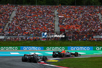 2023-07-02 - 11 PEREZ Sergio (mex), Red Bull Racing RB19, 44 HAMILTON Lewis (gbr), Mercedes AMG F1 Team W14, action during the 2023 Formula 1 Rolex Grosser Preis von Osterreich, 2023 Austrian Grand Prix, 9th round of the 2023 Formula One World Championship from June 30 to July 2, 2023 on the Red Bull Ring, in Spielberg, Austria - F1 - AUSTRIAN GRAND PRIX 2023 - RACE - FORMULA 1 - MOTORS