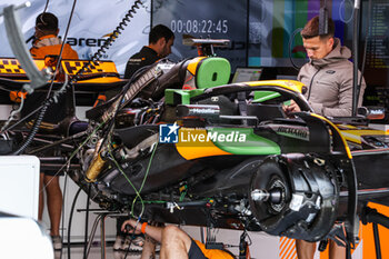 2023-07-06 - McLaren F1 Team MCL36, mechanical detail, engine, moteur, during the 2023 Formula 1 Aramco British Grand Prix, 10th round of the 2023 Formula One World Championship from July 7 to 9, 2023 on the Silverstone Circuit, in Silverstone, United Kingdom - F1 - BRITISH GRAND PRIX 2023 - FORMULA 1 - MOTORS