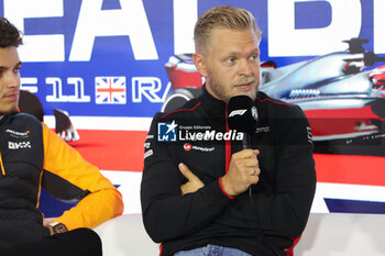 2023-07-06 - press conference MAGNUSSEN Kevin (den), Haas F1 Team VF-22 Ferrari, portrait during the 2023 Formula 1 Aramco British Grand Prix, 10th round of the 2023 Formula One World Championship from July 7 to 9, 2023 on the Silverstone Circuit, in Silverstone, United Kingdom - F1 - BRITISH GRAND PRIX 2023 - FORMULA 1 - MOTORS