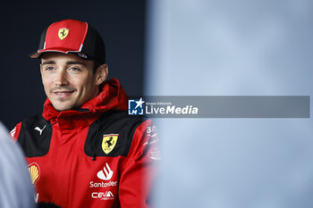 2023-07-06 - LECLERC Charles (mco), Scuderia Ferrari SF-23, portrait during the 2023 Formula 1 Aramco British Grand Prix, 10th round of the 2023 Formula One World Championship from July 7 to 9, 2023 on the Silverstone Circuit, in Silverstone, United Kingdom - F1 - BRITISH GRAND PRIX 2023 - FORMULA 1 - MOTORS