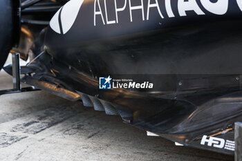 2023-07-07 - Scuderia AlphaTauri AT03, mechanical detail floor during the 2023 Formula 1 Aramco British Grand Prix, 10th round of the 2023 Formula One World Championship from July 7 to 9, 2023 on the Silverstone Circuit, in Silverstone, United Kingdom - F1 - BRITISH GRAND PRIX 2023 - FORMULA 1 - MOTORS