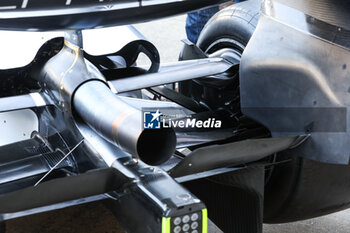 2023-07-07 - Scuderia AlphaTauri AT03, mechanical detail rear suspension during the 2023 Formula 1 Aramco British Grand Prix, 10th round of the 2023 Formula One World Championship from July 7 to 9, 2023 on the Silverstone Circuit, in Silverstone, United Kingdom - F1 - BRITISH GRAND PRIX 2023 - FORMULA 1 - MOTORS
