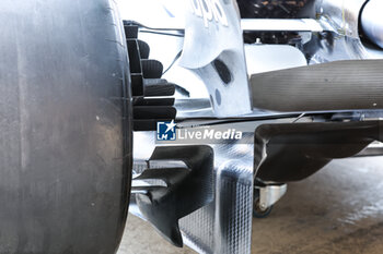 2023-07-07 - Scuderia AlphaTauri AT03, mechanical detail brake duct rear suspension during the 2023 Formula 1 Aramco British Grand Prix, 10th round of the 2023 Formula One World Championship from July 7 to 9, 2023 on the Silverstone Circuit, in Silverstone, United Kingdom - F1 - BRITISH GRAND PRIX 2023 - FORMULA 1 - MOTORS