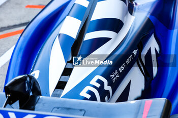 2023-07-07 - Williams Racing FW44, mechanical detail, engine cover during the 2023 Formula 1 Aramco British Grand Prix, 10th round of the 2023 Formula One World Championship from July 7 to 9, 2023 on the Silverstone Circuit, in Silverstone, United Kingdom - F1 - BRITISH GRAND PRIX 2023 - FORMULA 1 - MOTORS