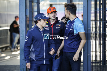2023-07-07 - VERSTAPPEN Max (ned), Red Bull Racing RB19, portrait DE VRIES Nyck (ned), Scuderia AlphaTauri AT04, portrait ALBON Alexander (tha), Williams Racing FW45, portrait during the 2023 Formula 1 Aramco British Grand Prix, 10th round of the 2023 Formula One World Championship from July 7 to 9, 2023 on the Silverstone Circuit, in Silverstone, United Kingdom - F1 - BRITISH GRAND PRIX 2023 - FORMULA 1 - MOTORS