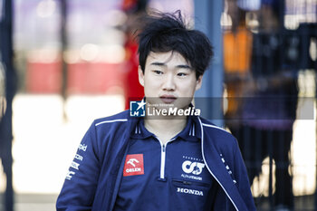 2023-07-07 - TSUNODA Yuki (jap), Scuderia AlphaTauri AT04, portrait during the 2023 Formula 1 Aramco British Grand Prix, 10th round of the 2023 Formula One World Championship from July 7 to 9, 2023 on the Silverstone Circuit, in Silverstone, United Kingdom - F1 - BRITISH GRAND PRIX 2023 - FORMULA 1 - MOTORS