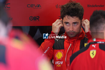 2023-07-07 - LECLERC Charles (mco), Scuderia Ferrari F1-75, portrait during the 2023 Formula 1 Aramco British Grand Prix, 10th round of the 2023 Formula One World Championship from July 7 to 9, 2023 on the Silverstone Circuit, in Silverstone, United Kingdom - F1 - BRITISH GRAND PRIX 2023 - FORMULA 1 - MOTORS