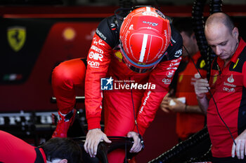 2023-07-07 - LECLERC Charles (mco), Scuderia Ferrari SF-23, portrait during the 2023 Formula 1 Aramco British Grand Prix, 10th round of the 2023 Formula One World Championship from July 7 to 9, 2023 on the Silverstone Circuit, in Silverstone, United Kingdom - F1 - BRITISH GRAND PRIX 2023 - FORMULA 1 - MOTORS