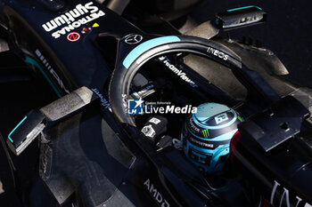 2023-07-07 - RUSSELL George (gbr), Mercedes AMG F1 Team W14, portrait steering wheel, volant, during the 2023 Formula 1 Aramco British Grand Prix, 10th round of the 2023 Formula One World Championship from July 7 to 9, 2023 on the Silverstone Circuit, in Silverstone, United Kingdom - F1 - BRITISH GRAND PRIX 2023 - FORMULA 1 - MOTORS