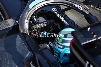 2023-07-07 - RUSSELL George (gbr), Mercedes AMG F1 Team W14, portrait steering wheel, volant, during the 2023 Formula 1 Aramco British Grand Prix, 10th round of the 2023 Formula One World Championship from July 7 to 9, 2023 on the Silverstone Circuit, in Silverstone, United Kingdom - F1 - BRITISH GRAND PRIX 2023 - FORMULA 1 - MOTORS