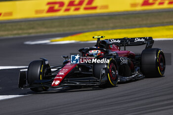2023-07-07 - 24 ZHOU Guanyu (chi), Alfa Romeo F1 Team Stake C43, action during the 2023 Formula 1 Aramco British Grand Prix, 10th round of the 2023 Formula One World Championship from July 7 to 9, 2023 on the Silverstone Circuit, in Silverstone, United Kingdom - F1 - BRITISH GRAND PRIX 2023 - FORMULA 1 - MOTORS