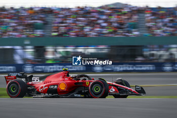 2023-07-07 - Carlos Sainz (SPA) Ferrari F1-23 - FORMULA 1 ARAMCO BRITISH GRAND PRIX 2023 - PRACTICE 1 E 2 - FORMULA 1 - MOTORS