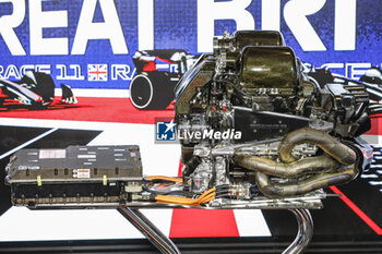 2023-07-08 - Mercedes AMG F1 Team W14, mechanical detail AMG High-Performance Powertrains during the 2023 Formula 1 Aramco British Grand Prix, 10th round of the 2023 Formula One World Championship from July 7 to 9, 2023 on the Silverstone Circuit, in Silverstone, United Kingdom - F1 - BRITISH GRAND PRIX 2023 - FORMULA 1 - MOTORS