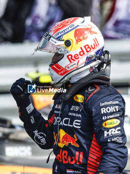 2023-07-08 - VERSTAPPEN Max (ned), Red Bull Racing RB19, portrait pole position during the 2023 Formula 1 Aramco British Grand Prix, 10th round of the 2023 Formula One World Championship from July 7 to 9, 2023 on the Silverstone Circuit, in Silverstone, United Kingdom - F1 - BRITISH GRAND PRIX 2023 - FORMULA 1 - MOTORS