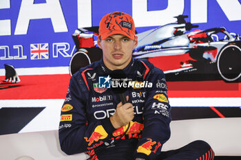 2023-07-08 - VERSTAPPEN Max (ned), Red Bull Racing RB19, portrait press conference during the 2023 Formula 1 Aramco British Grand Prix, 10th round of the 2023 Formula One World Championship from July 7 to 9, 2023 on the Silverstone Circuit, in Silverstone, United Kingdom - F1 - BRITISH GRAND PRIX 2023 - FORMULA 1 - MOTORS