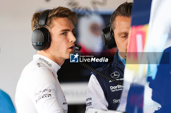 2023-07-08 - SARGEANT Logan (usa), Williams Racing FW45, portrait during the 2023 Formula 1 Aramco British Grand Prix, 10th round of the 2023 Formula One World Championship from July 7 to 9, 2023 on the Silverstone Circuit, in Silverstone, United Kingdom - F1 - BRITISH GRAND PRIX 2023 - FORMULA 1 - MOTORS