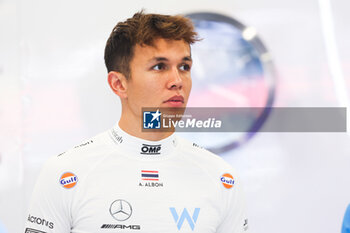 2023-07-08 - ALBON Alexander (tha), Williams Racing FW45, portrait during the 2023 Formula 1 Aramco British Grand Prix, 10th round of the 2023 Formula One World Championship from July 7 to 9, 2023 on the Silverstone Circuit, in Silverstone, United Kingdom - F1 - BRITISH GRAND PRIX 2023 - FORMULA 1 - MOTORS