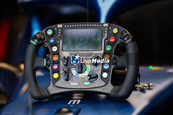 2023-07-08 - steering wheel, volant, Alpine F1 Team A523, mechanical detail during the 2023 Formula 1 Aramco British Grand Prix, 10th round of the 2023 Formula One World Championship from July 7 to 9, 2023 on the Silverstone Circuit, in Silverstone, United Kingdom - F1 - BRITISH GRAND PRIX 2023 - FORMULA 1 - MOTORS
