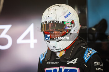 2023-07-08 - OCON Esteban (fra), Alpine F1 Team A523, portrait during the 2023 Formula 1 Aramco British Grand Prix, 10th round of the 2023 Formula One World Championship from July 7 to 9, 2023 on the Silverstone Circuit, in Silverstone, United Kingdom - F1 - BRITISH GRAND PRIX 2023 - FORMULA 1 - MOTORS