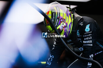 2023-07-08 - HAMILTON Lewis (gbr), Mercedes AMG F1 Team W14, portrait during the 2023 Formula 1 Aramco British Grand Prix, 10th round of the 2023 Formula One World Championship from July 7 to 9, 2023 on the Silverstone Circuit, in Silverstone, United Kingdom - F1 - BRITISH GRAND PRIX 2023 - FORMULA 1 - MOTORS
