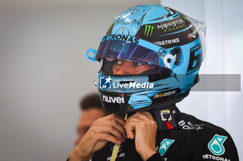 2023-07-08 - RUSSELL George (gbr), Mercedes AMG F1 Team W14, portrait during the 2023 Formula 1 Aramco British Grand Prix, 10th round of the 2023 Formula One World Championship from July 7 to 9, 2023 on the Silverstone Circuit, in Silverstone, United Kingdom - F1 - BRITISH GRAND PRIX 2023 - FORMULA 1 - MOTORS