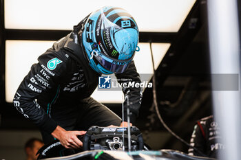 2023-07-08 - RUSSELL George (gbr), Mercedes AMG F1 Team W14, portrait during the 2023 Formula 1 Aramco British Grand Prix, 10th round of the 2023 Formula One World Championship from July 7 to 9, 2023 on the Silverstone Circuit, in Silverstone, United Kingdom - F1 - BRITISH GRAND PRIX 2023 - FORMULA 1 - MOTORS