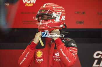 2023-07-08 - LECLERC Charles (mco), Scuderia Ferrari SF-23, portrait during the 2023 Formula 1 Aramco British Grand Prix, 10th round of the 2023 Formula One World Championship from July 7 to 9, 2023 on the Silverstone Circuit, in Silverstone, United Kingdom - F1 - BRITISH GRAND PRIX 2023 - FORMULA 1 - MOTORS