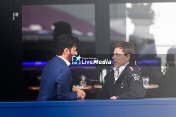 2023-07-08 - BEN SULAYEM Mohammed (uae), President of the FIA, WOLFF Toto (aut), Team Principal & CEO of Mercedes AMG F1 Team, portrait during the 2023 Formula 1 Aramco British Grand Prix, 10th round of the 2023 Formula One World Championship from July 7 to 9, 2023 on the Silverstone Circuit, in Silverstone, United Kingdom - F1 - BRITISH GRAND PRIX 2023 - FORMULA 1 - MOTORS