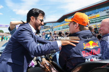 2023-07-09 - VERSTAPPEN Max (ned), Red Bull Racing RB19, BEN SULAYEM Mohammed (uae), President of the FIA, portrait during the 2023 Formula 1 Aramco British Grand Prix, 10th round of the 2023 Formula One World Championship from July 7 to 9, 2023 on the Silverstone Circuit, in Silverstone, United Kingdom - F1 - BRITISH GRAND PRIX 2023 - RACE - FORMULA 1 - MOTORS