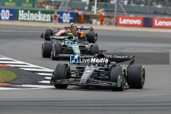 2023-07-09 - 63 RUSSELL George (gbr), Mercedes AMG F1 Team W14, action during the 2023 Formula 1 Aramco British Grand Prix, 10th round of the 2023 Formula One World Championship from July 7 to 9, 2023 on the Silverstone Circuit, in Silverstone, United Kingdom - F1 - BRITISH GRAND PRIX 2023 - RACE - FORMULA 1 - MOTORS