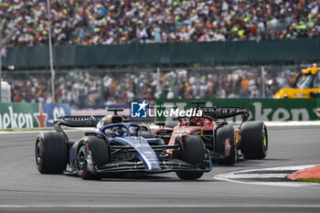 2023-07-09 - 23 ALBON Alexander (tha), Williams Racing FW45, action 16 LECLERC Charles (mco), Scuderia Ferrari SF-23, action during the 2023 Formula 1 Aramco British Grand Prix, 10th round of the 2023 Formula One World Championship from July 7 to 9, 2023 on the Silverstone Circuit, in Silverstone, United Kingdom - F1 - BRITISH GRAND PRIX 2023 - RACE - FORMULA 1 - MOTORS