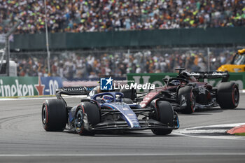 2023-07-09 - 02 SARGEANT Logan (usa), Williams Racing FW45, action during the 2023 Formula 1 Aramco British Grand Prix, 10th round of the 2023 Formula One World Championship from July 7 to 9, 2023 on the Silverstone Circuit, in Silverstone, United Kingdom - F1 - BRITISH GRAND PRIX 2023 - RACE - FORMULA 1 - MOTORS