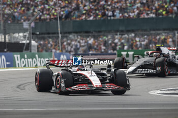 2023-07-09 - 27 HULKENBERG Nico (ger), Haas F1 Team VF-23 Ferrari, action during the 2023 Formula 1 Aramco British Grand Prix, 10th round of the 2023 Formula One World Championship from July 7 to 9, 2023 on the Silverstone Circuit, in Silverstone, United Kingdom - F1 - BRITISH GRAND PRIX 2023 - RACE - FORMULA 1 - MOTORS