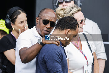 2023-07-09 - Anthony Hamilton with his son Nicolas Hamilton during the 2023 Formula 1 Aramco British Grand Prix, 10th round of the 2023 Formula One World Championship from July 7 to 9, 2023 on the Silverstone Circuit, in Silverstone, United Kingdom - F1 - BRITISH GRAND PRIX 2023 - RACE - FORMULA 1 - MOTORS