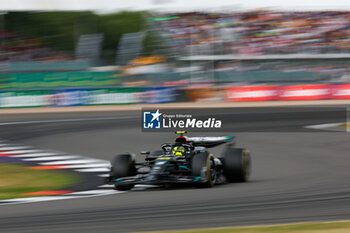 2023-07-09 - 44 HAMILTON Lewis (gbr), Mercedes AMG F1 Team W14, action during the 2023 Formula 1 Aramco British Grand Prix, 10th round of the 2023 Formula One World Championship from July 7 to 9, 2023 on the Silverstone Circuit, in Silverstone, United Kingdom - F1 - BRITISH GRAND PRIX 2023 - RACE - FORMULA 1 - MOTORS