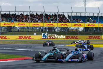 2023-07-09 - 18 STROLL Lance (can), Aston Martin F1 Team AMR23, 10 GASLY Pierre (fra), Alpine F1 Team A523, action crash, accident, during the 2023 Formula 1 Aramco British Grand Prix, 10th round of the 2023 Formula One World Championship from July 7 to 9, 2023 on the Silverstone Circuit, in Silverstone, United Kingdom - F1 - BRITISH GRAND PRIX 2023 - RACE - FORMULA 1 - MOTORS
